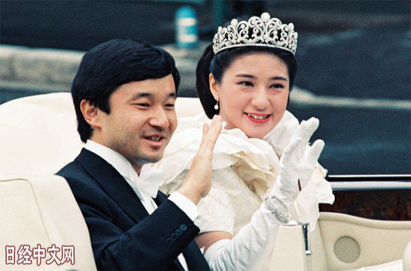 日本皇太子夫妇结婚25年的历程